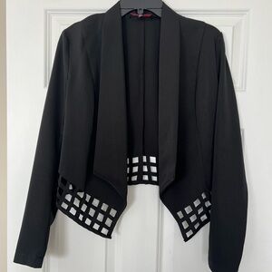 Gorgeous Black blazer style top